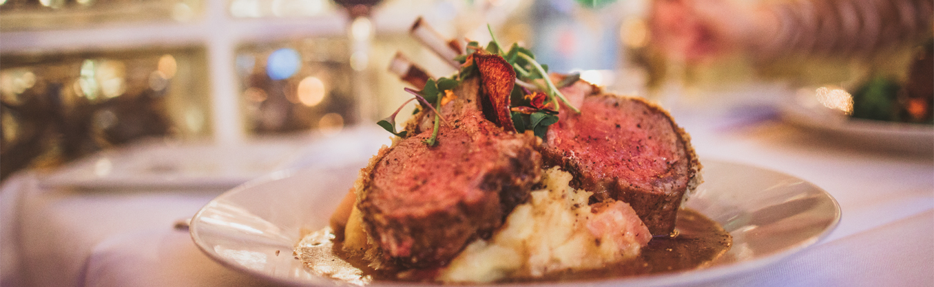 Beautiful dish of food from Crazy Fox Bistro