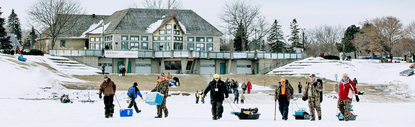 Ice Fishing on Kempenfelt Bay