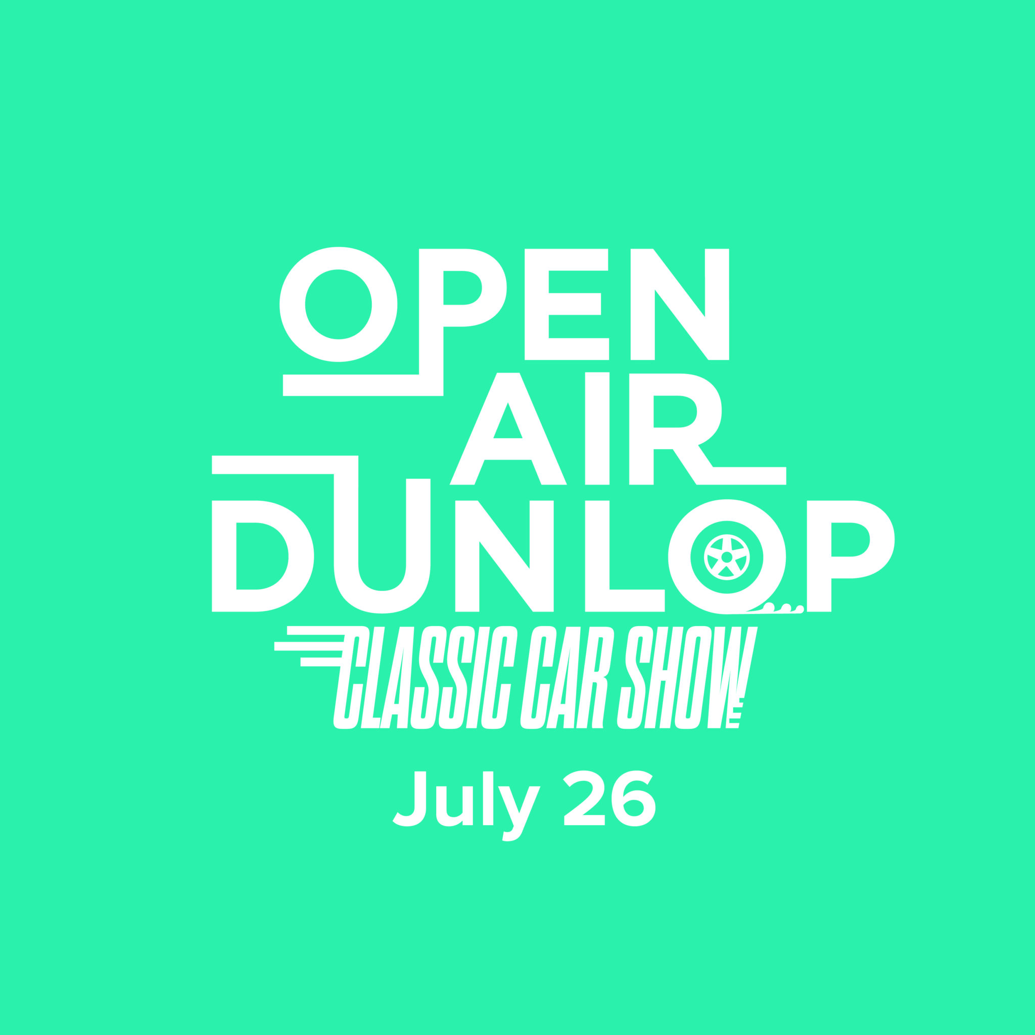 Open Air Dunlop Classic Car Show