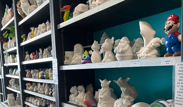 Creative Cafe Pottery Pieces