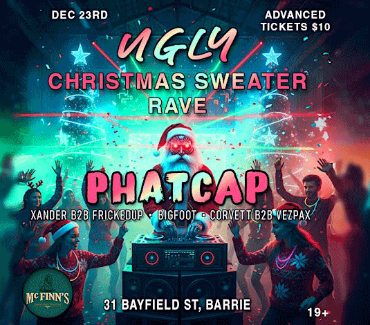 McFinns Ugly Sweater Rave