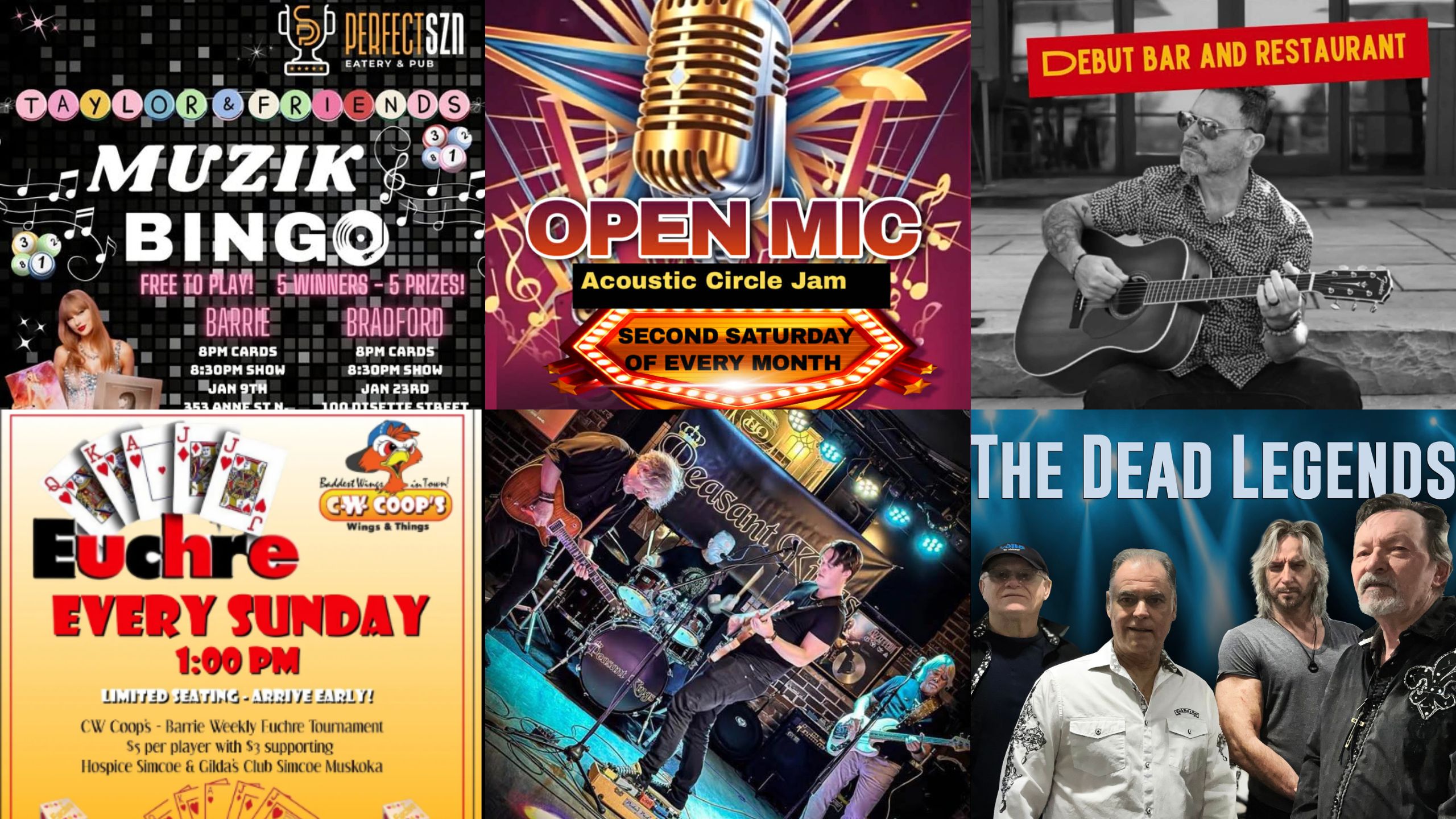 Live Music - Blog Jan 6-11