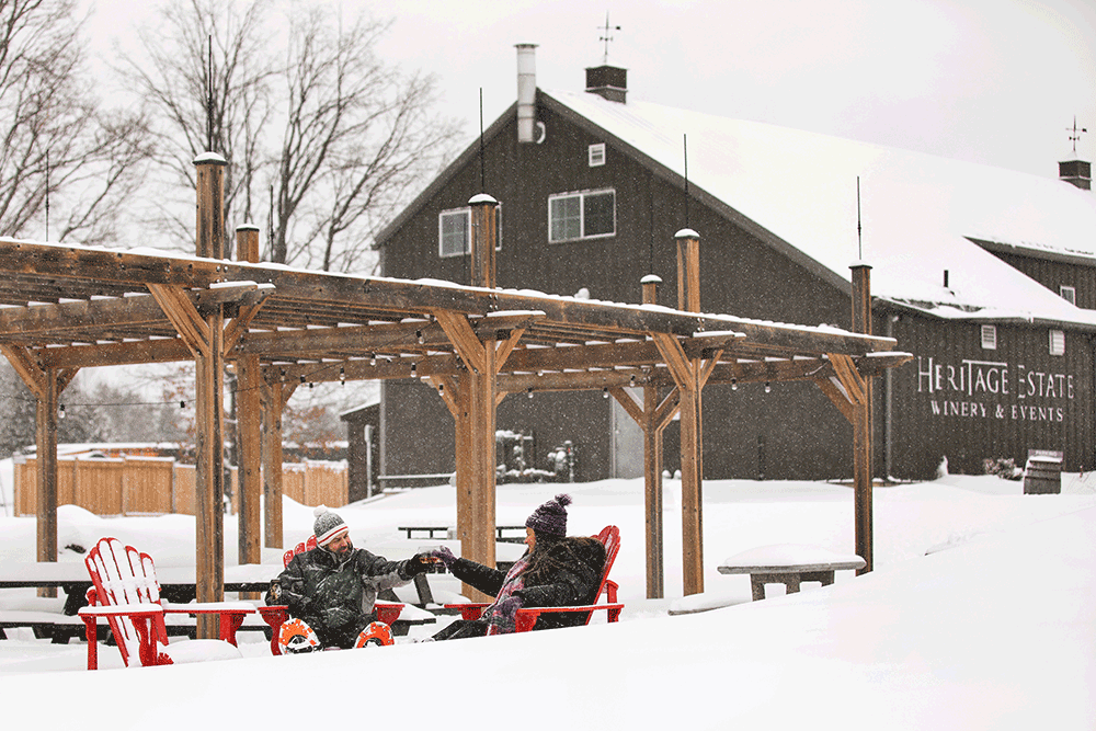 Heritage Estates Snowshoe and Sip