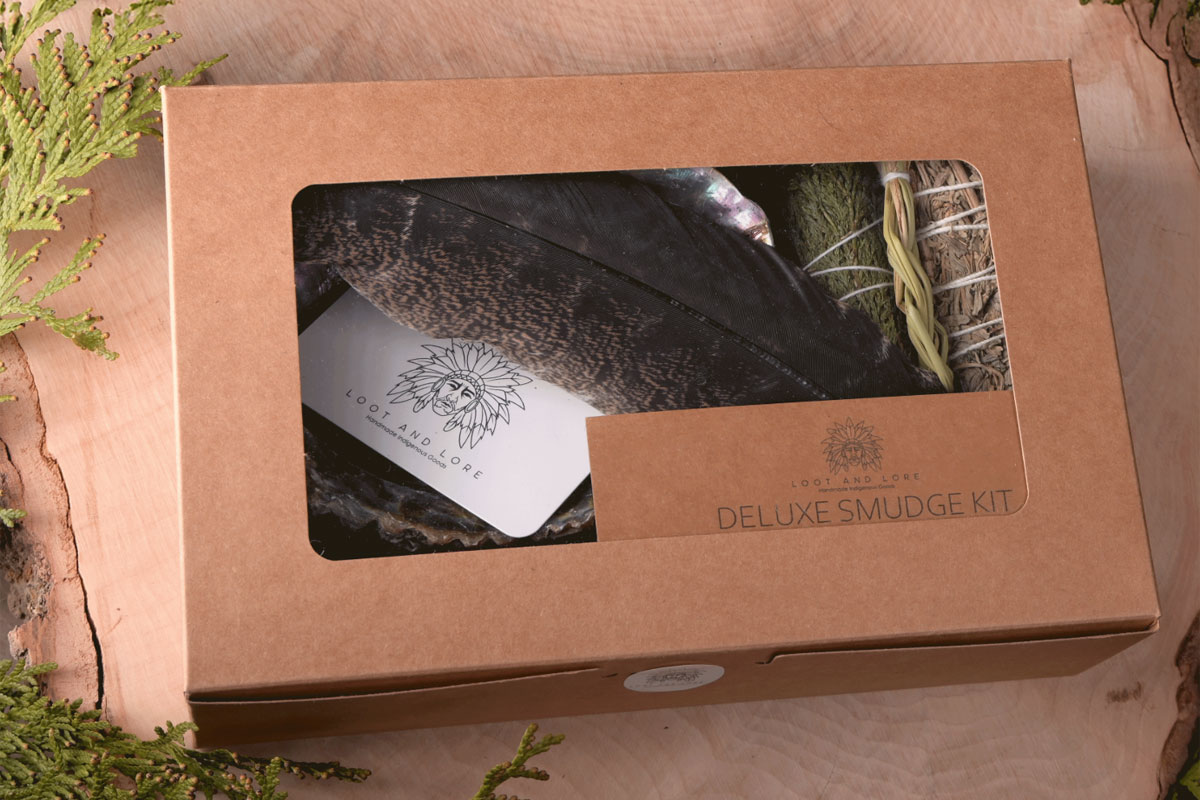 Deluxe Smudge Kit available at Loot and Lore