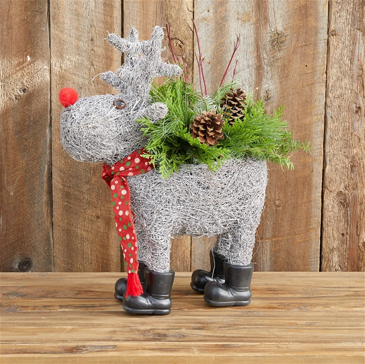 reindeer planter reindeer planter