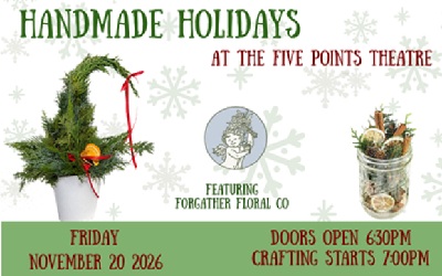 Promotional Graphic for Handmade Holidays Event
