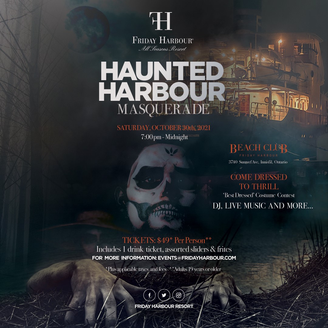 244868209_4208919932547329_1801277349711487797_n Friday Harbour Haunted Harbour Event details