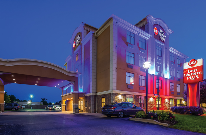 Exterior image of Best Western Plus Barrie in 2018