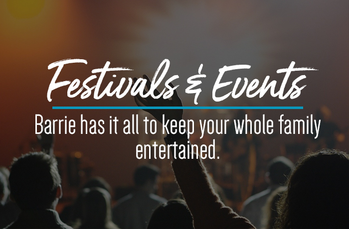 festivals and events in barrie