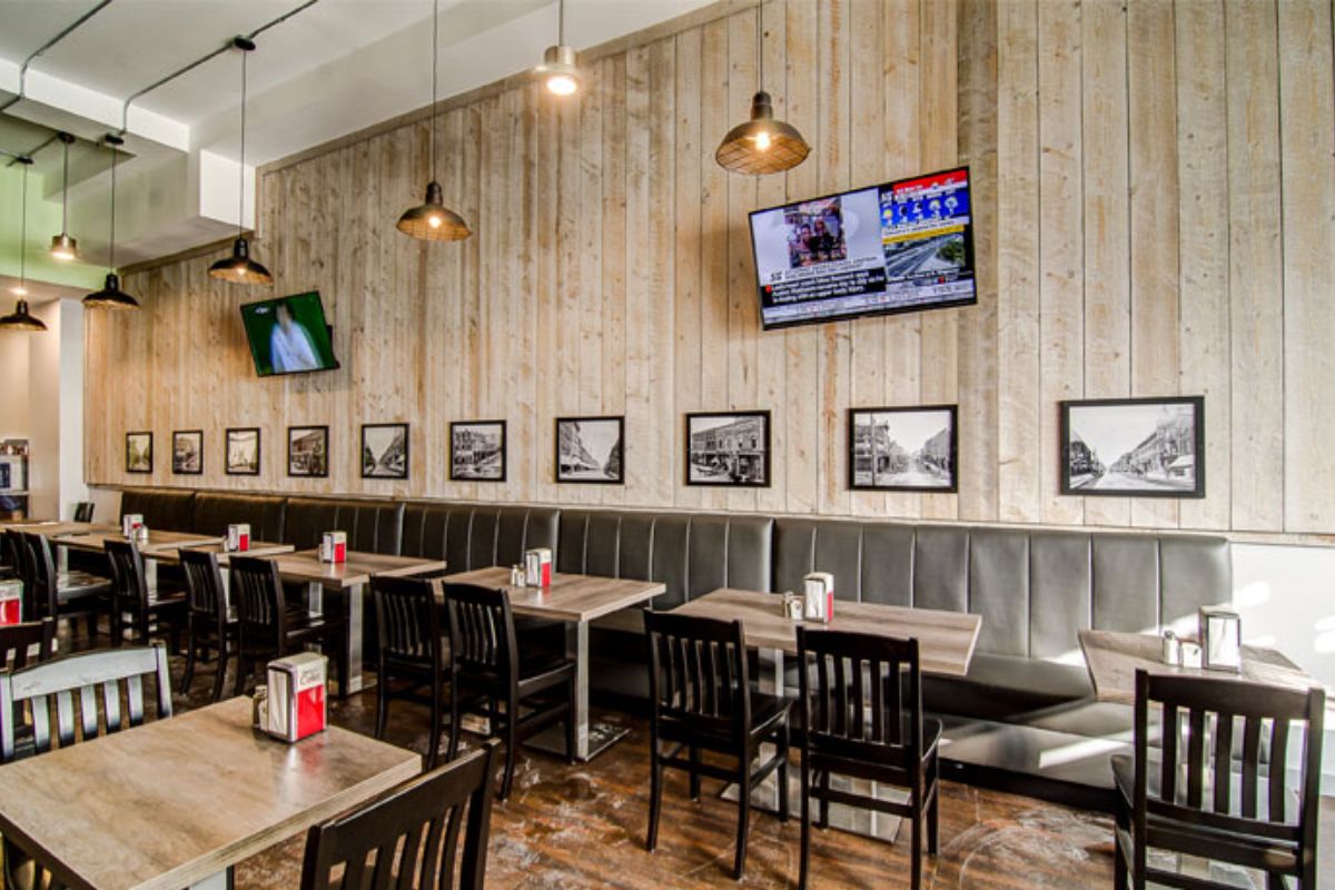 Dunlop Street Diner interior with tables and dining area