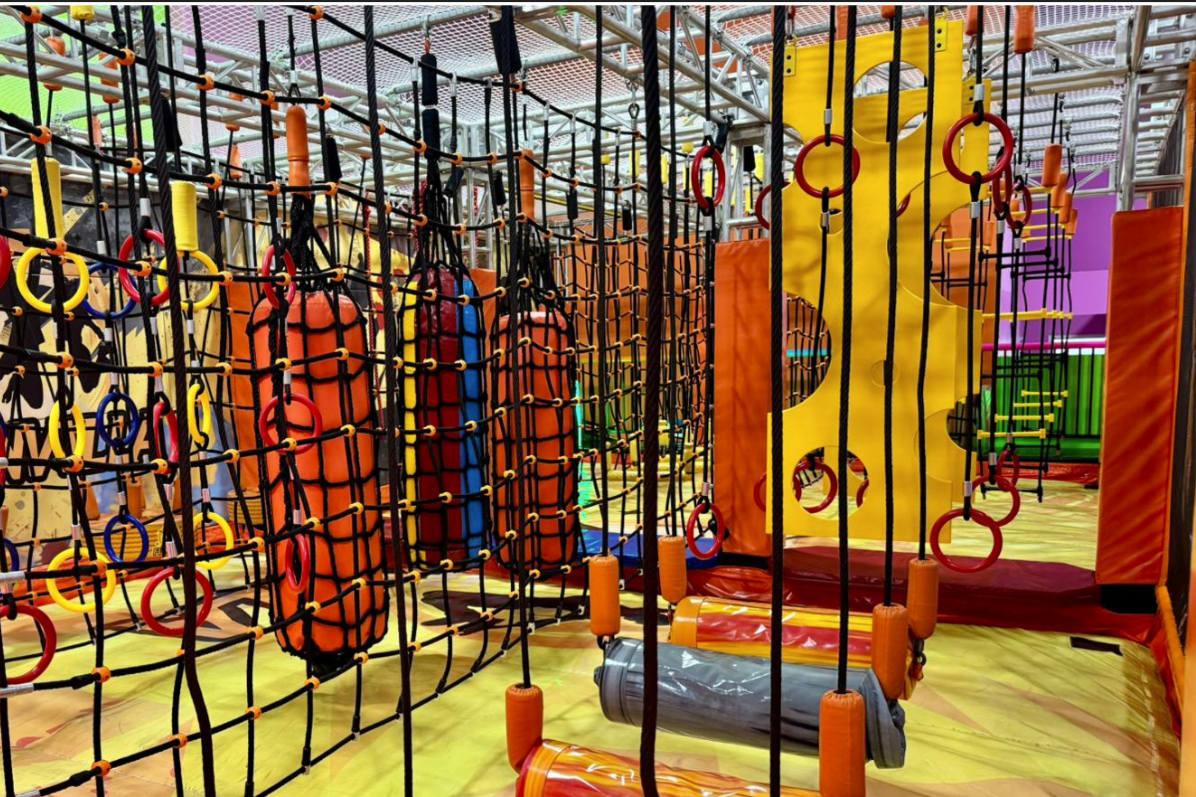 Obstacle course at Funvilla Barrie