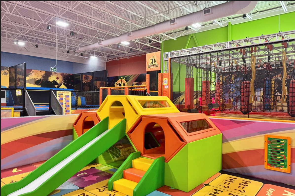 Play structure for toddlers at Funvilla Barrie