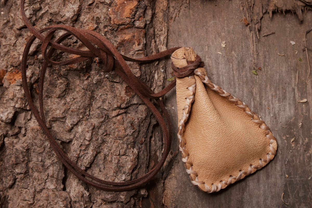 Indigenous leather goods available at Loot and Lore