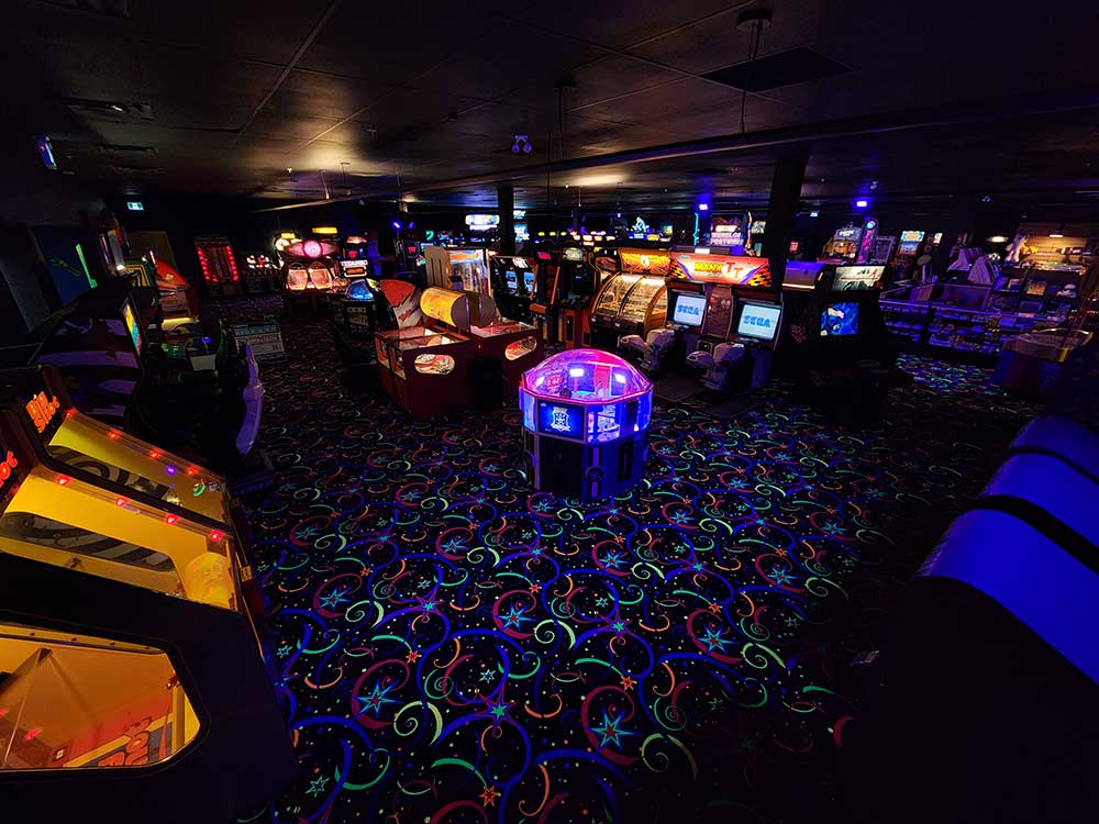 Arcade games at Pixel Paradise in Barrie