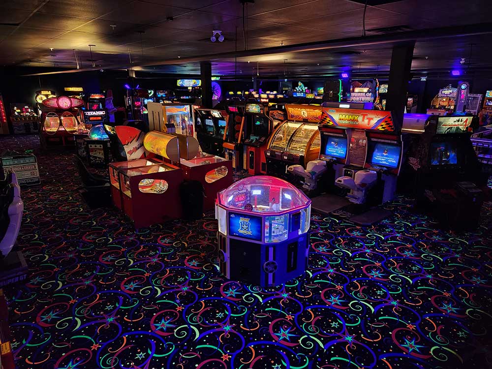 Arcade games at Pixel Paradise in Barrie