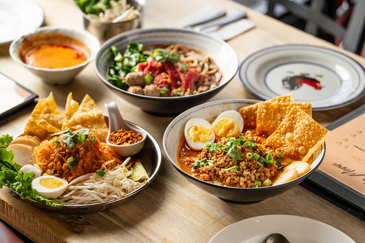 Selection of dishes served at Sood Soi Thai Cuisine in Barrie
