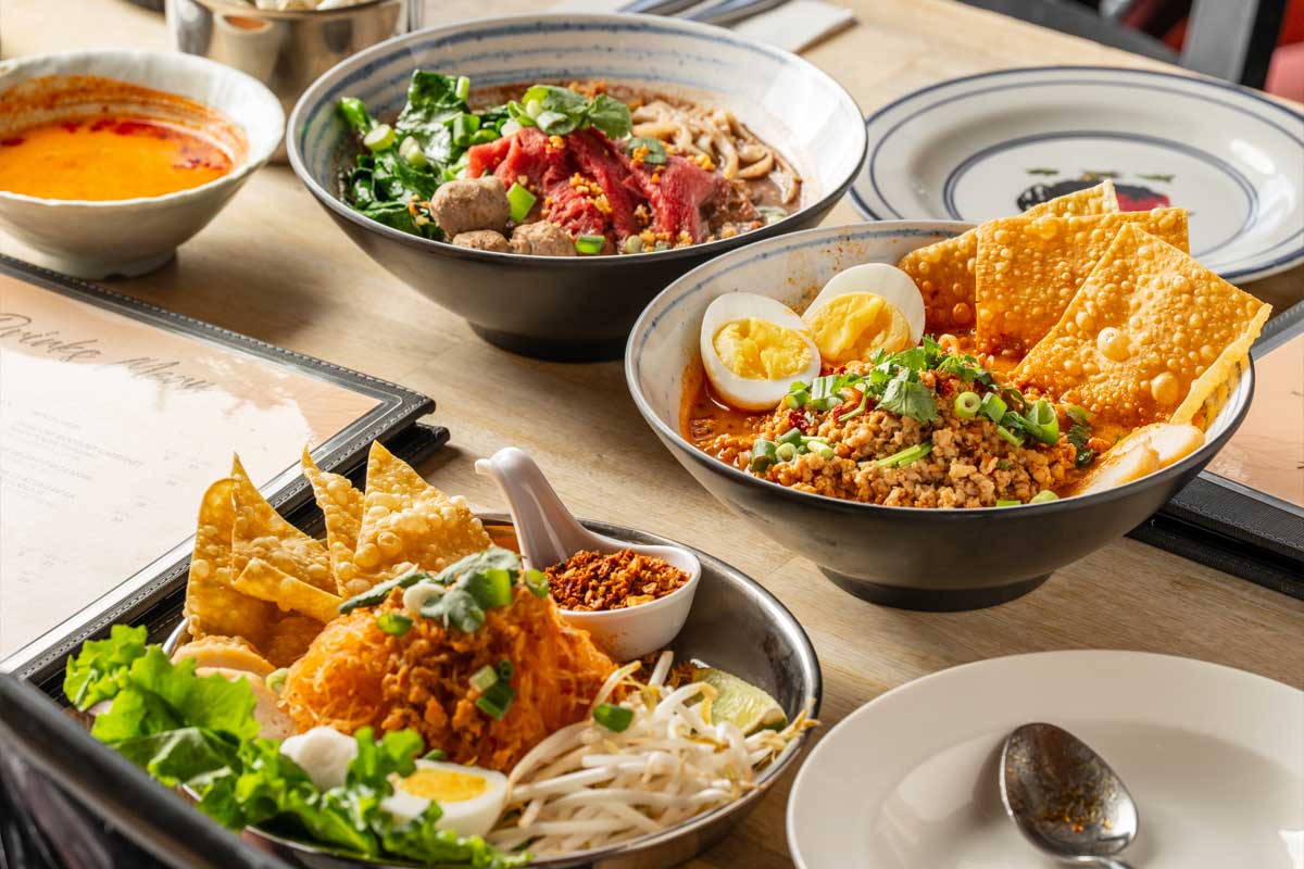 Selection of dishes served at Sood Soi Thai Cuisine in Barrie