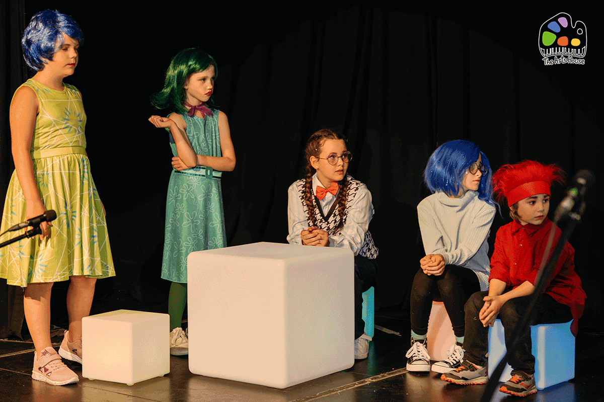 Children on stage at The Arts House