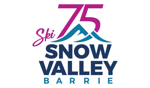 Snow Valley Ski Resort 75th Anniversary Logo