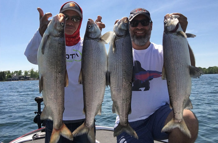 Fish Crazy Fishing charters clients with their catch