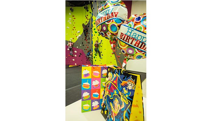 alt rock climbing gym birthday party