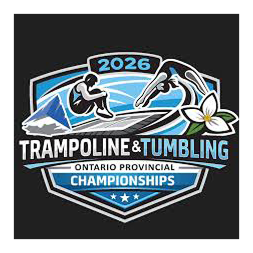logo for the 2026 trampoline and tumbling Ontario Provincial championships