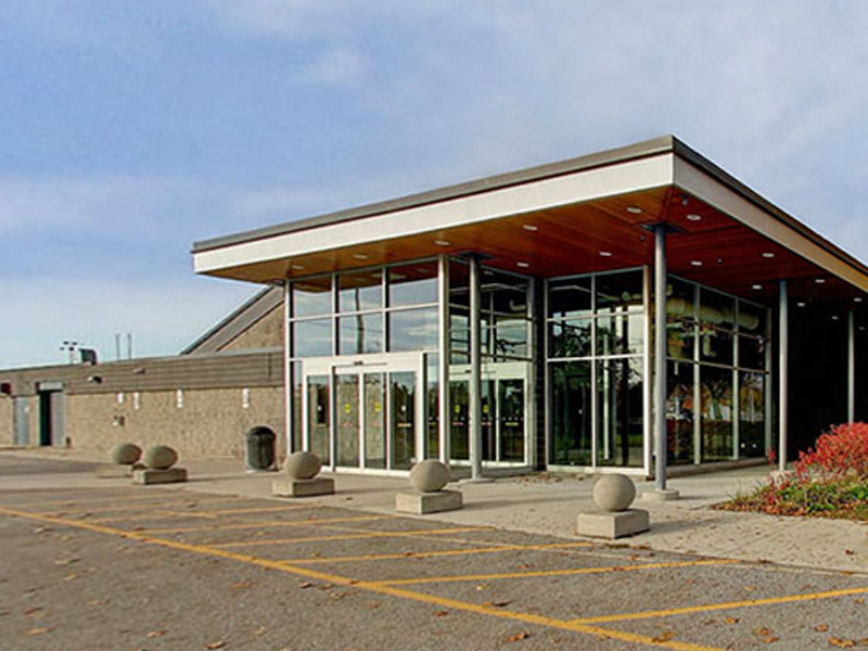 Exterior of Eastview Arena