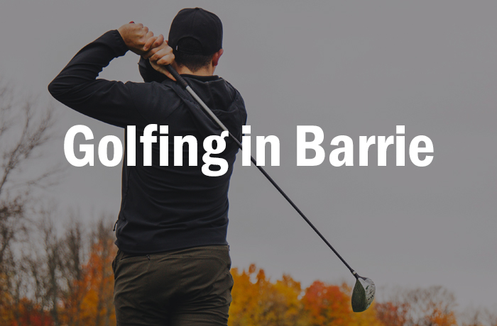 Golfing in Barrie