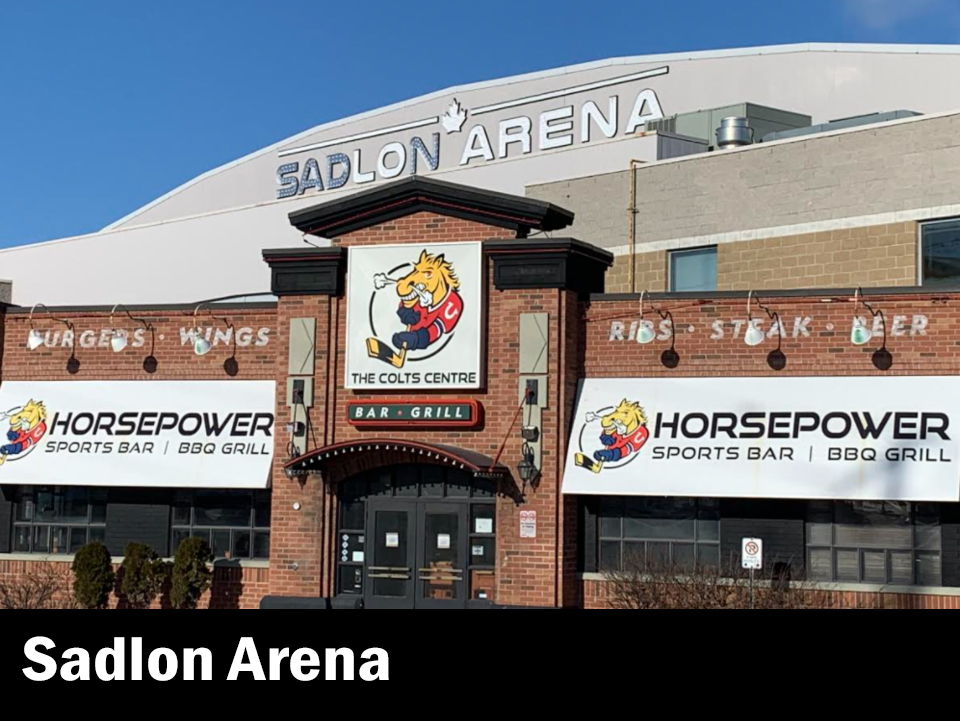 SadlonArena outside sadlon arena